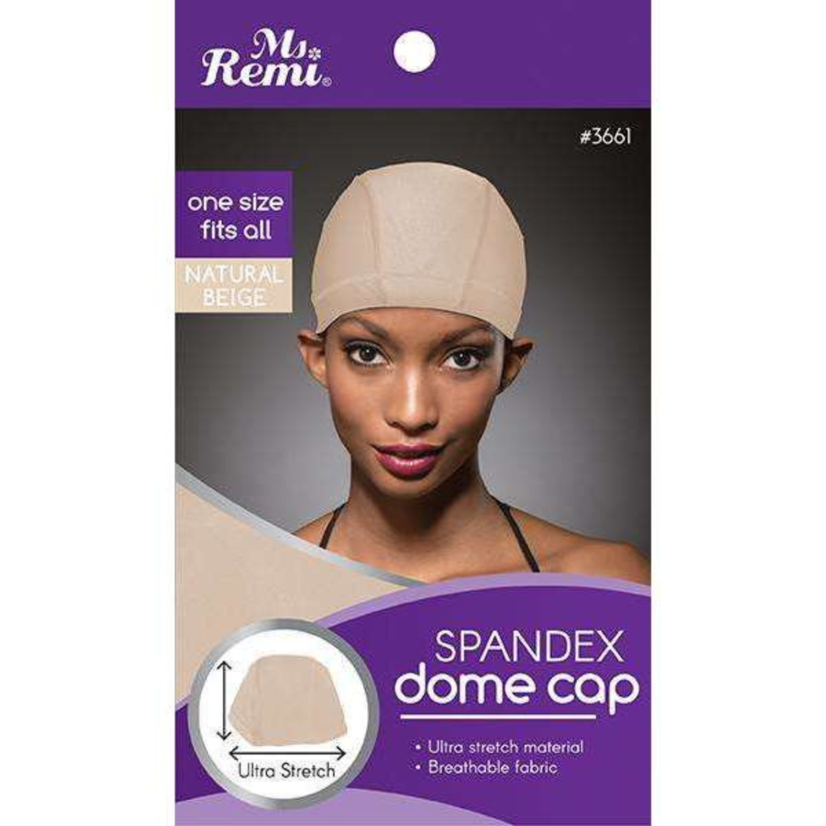 Ms. Remi Spandex Dome Cap