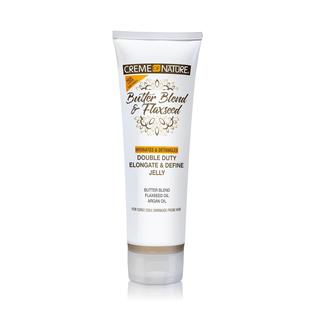 Creme of Nature Butter Blend & Flaxseed Double Duty Elongate & Define Jelly 8.4oz