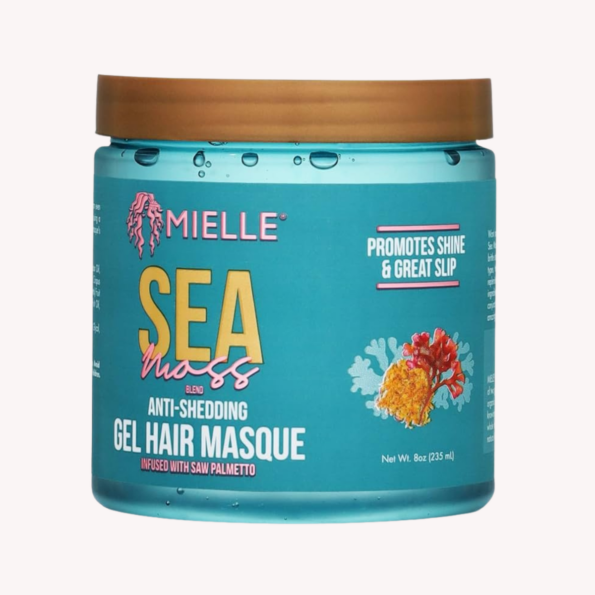 Mielle Sea Moss Anti-Shedding Gel Hair Masque 8 Oz.