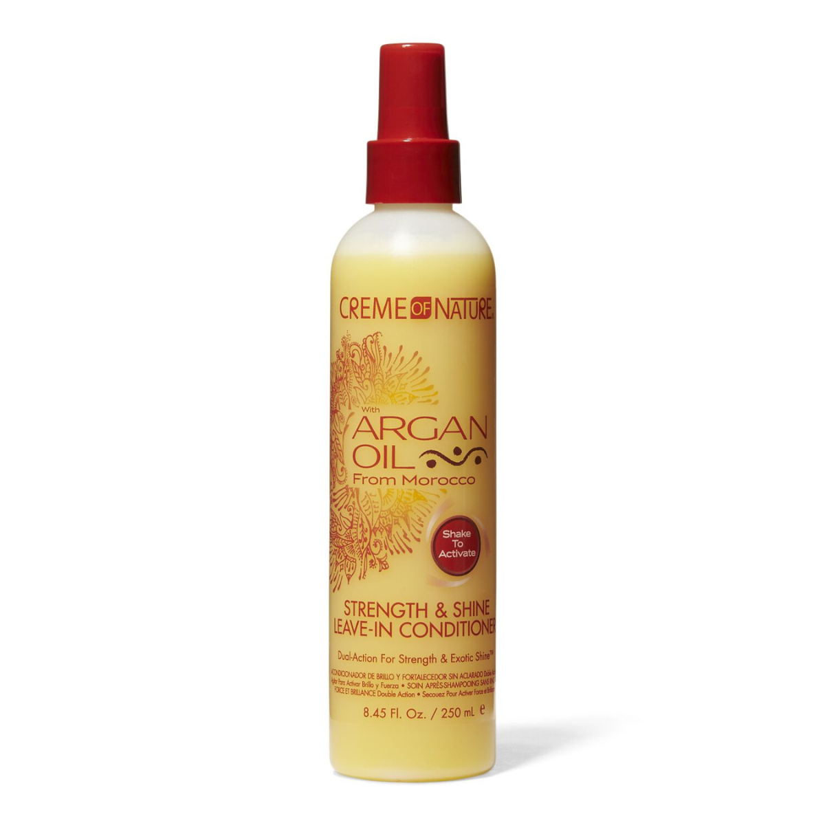Creme of Nature Certified Natural* Argan Oil from Morocco , Strength & Shine Leave-In Conditioner 8.4oz