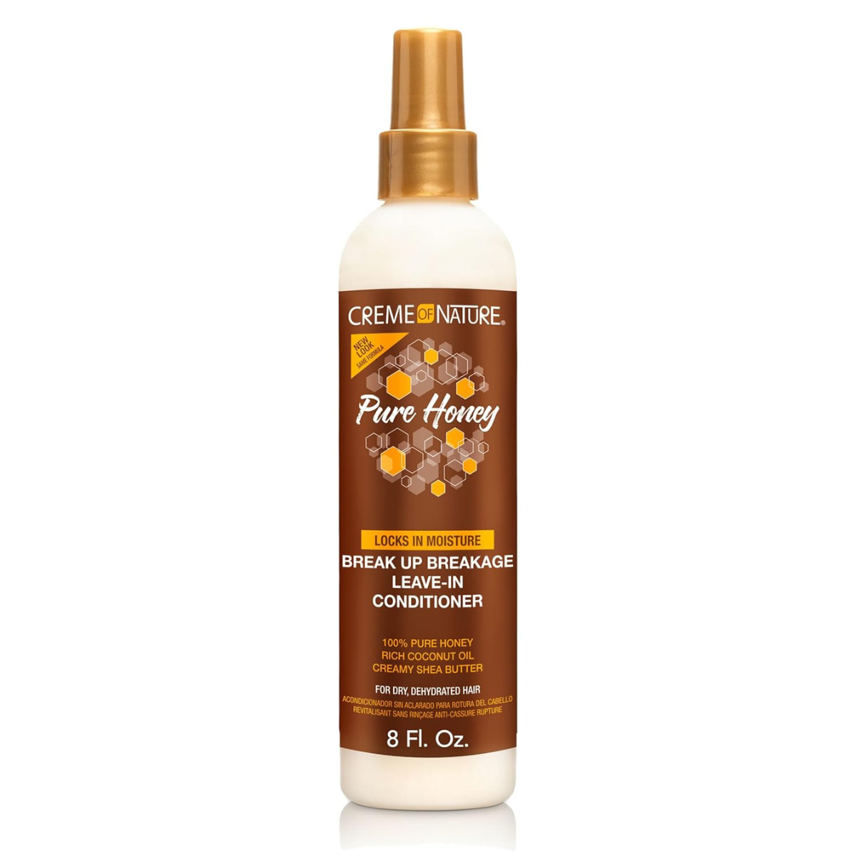 Creme of Nature Pure Honey , Break Up Breakage , Leave-In Conditioner 8oz