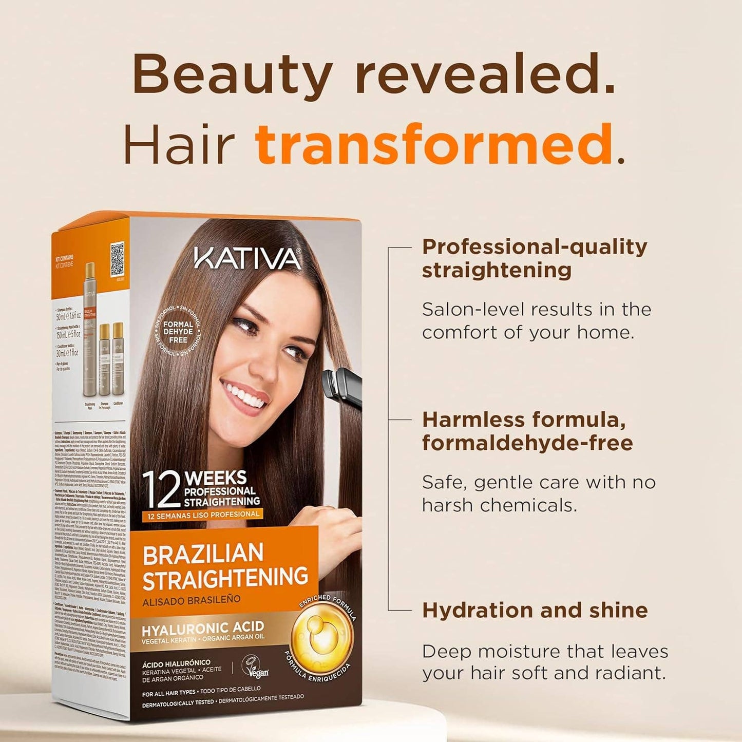 Kativa Brazilian Straightening Kit 12 Weeks