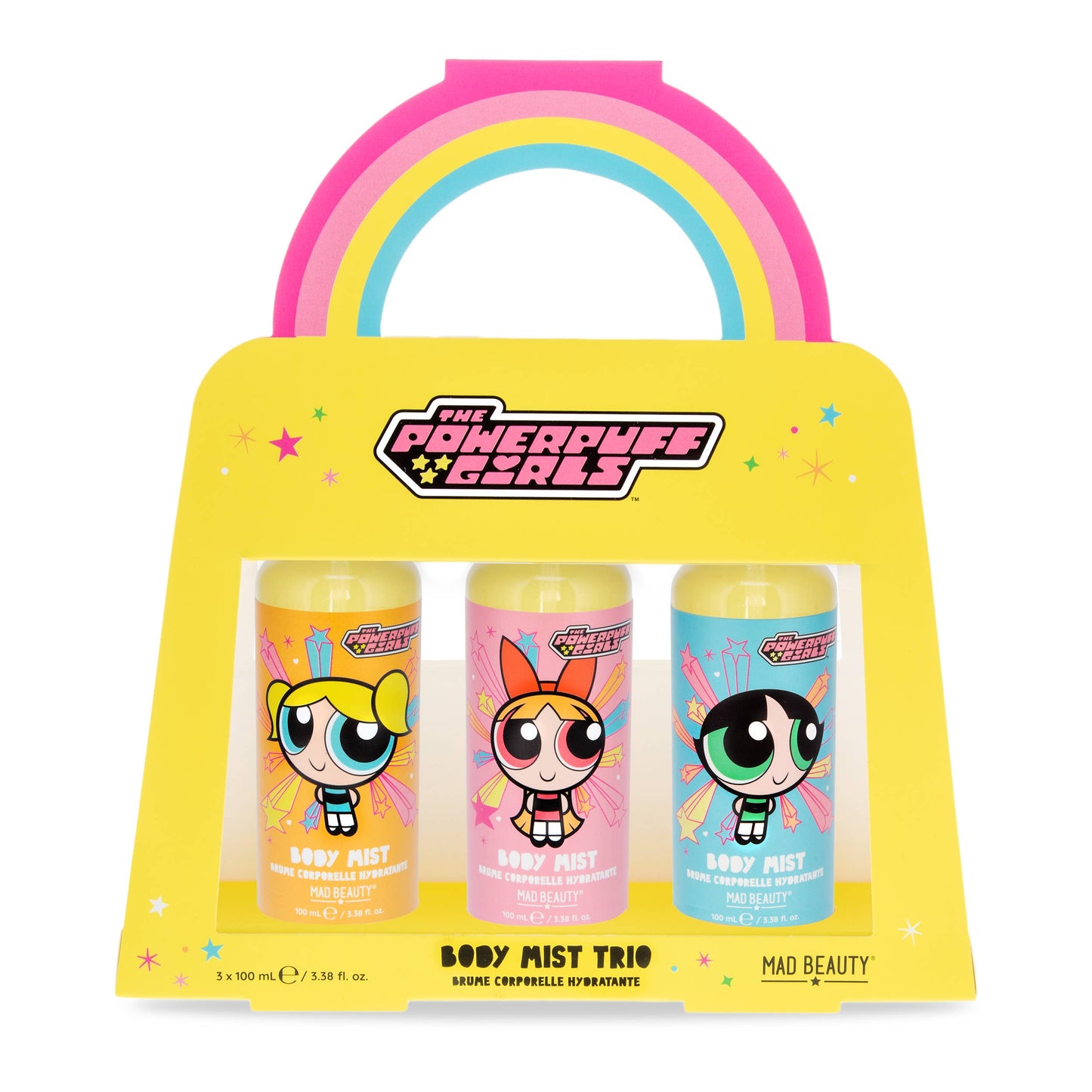 Powerpuff Girls Cartoon Cute Body Mist Trio | Mad Beauty