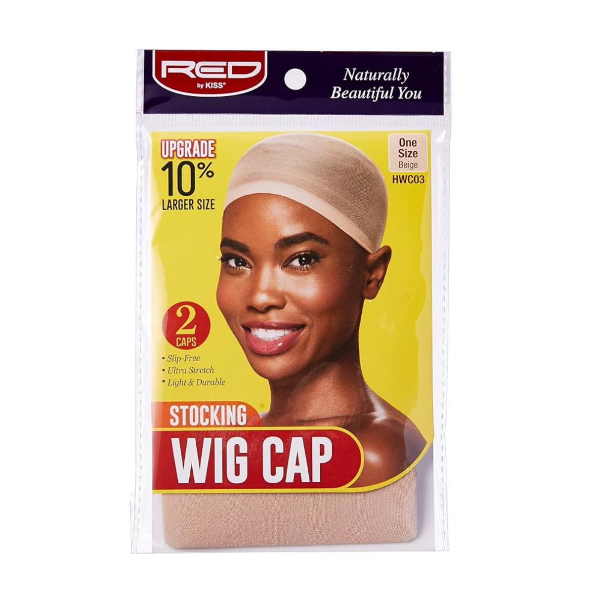 RED by Kiss Stocking Wig Cap (2pcs)
