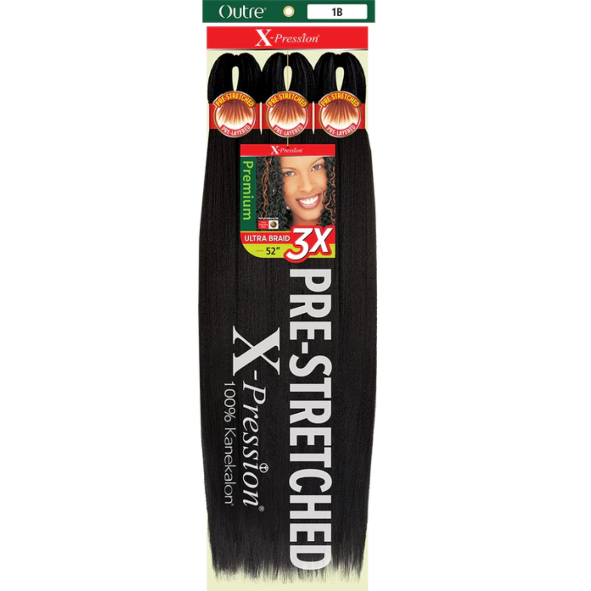 Outre X-Pression 3X Pre Stretched Braid 52"
