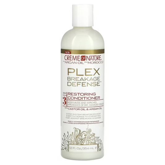 Creme of Nature Argan Oil from Morocco Plex Breakage Defense Step 3 Restoring Conditioner 12oz
