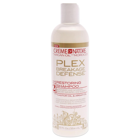 Creme of Nature Argan Oil from Morocco Plex Breakage Defense Step 2 Restoring Shampoo 12oz