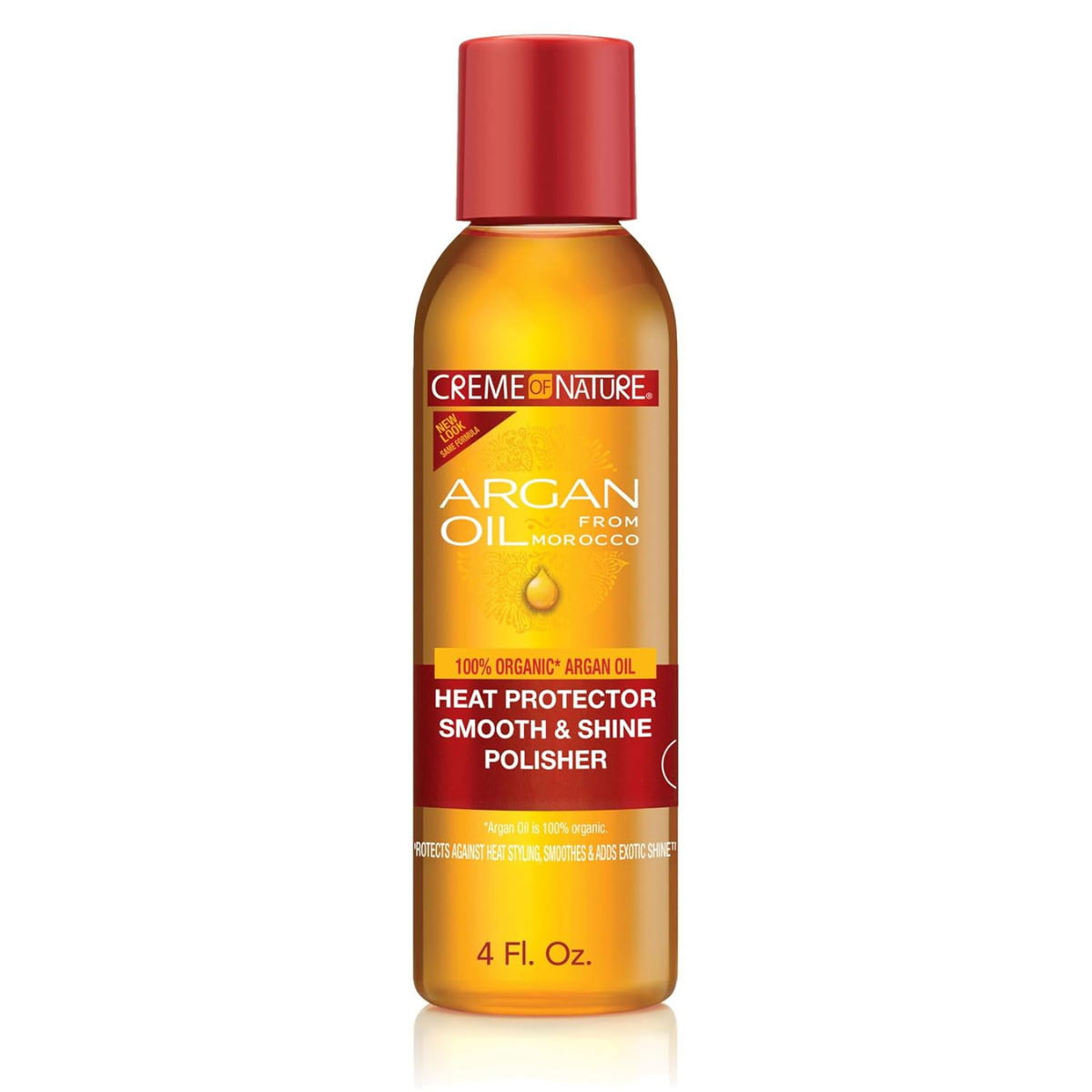 Creme of Nature Argan Oil from Morocco , Heat Protector Smooth & Shine Polisher 4oz