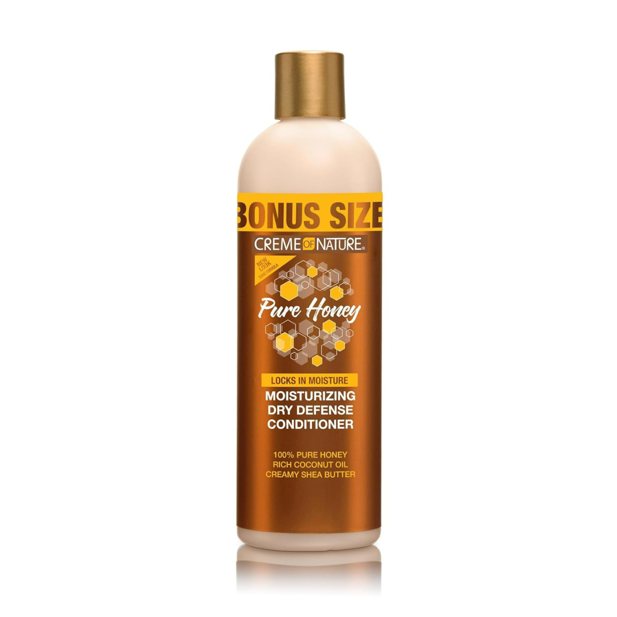 Creme of Nature Pure Honey , Locks in Moisture , Moisturizing Dry Defense Conditioner 12oz