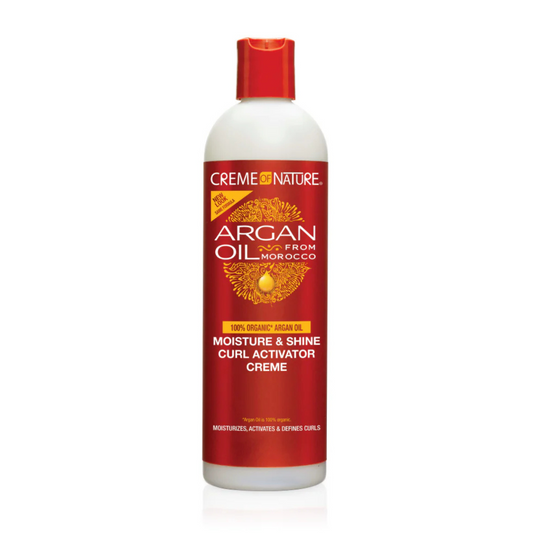 Creme of Nature, Argan Oil from Morocco, Moisture & Shine Curl Activator Creme 12oz