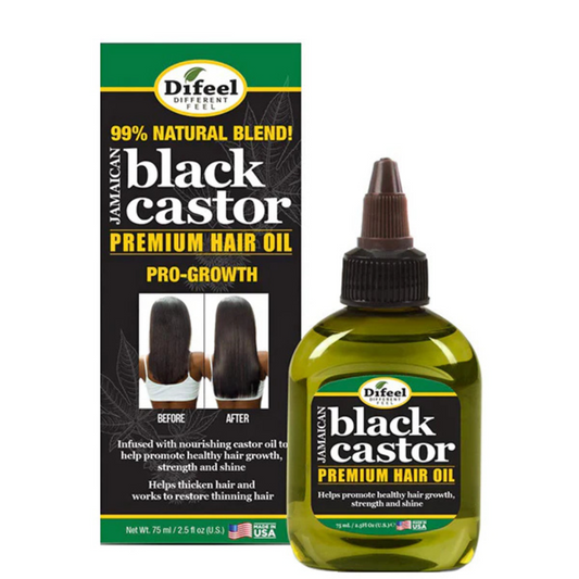 Difeel Jamaican Black Castor Premium Hair Oil 2.5 Oz.